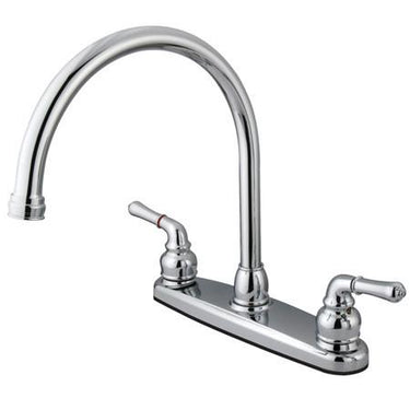 Kingston Brass GKB790 Water Saving Chatham Centerset Kitchen Faucet, Chrome Kitchen Faucet Kingston Brass